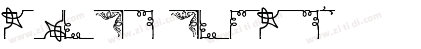 ADORN ROMAN字体转换